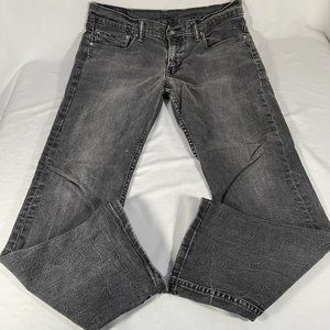 Levi’s 511 33x30 Straight Leg Dark Wash Gray